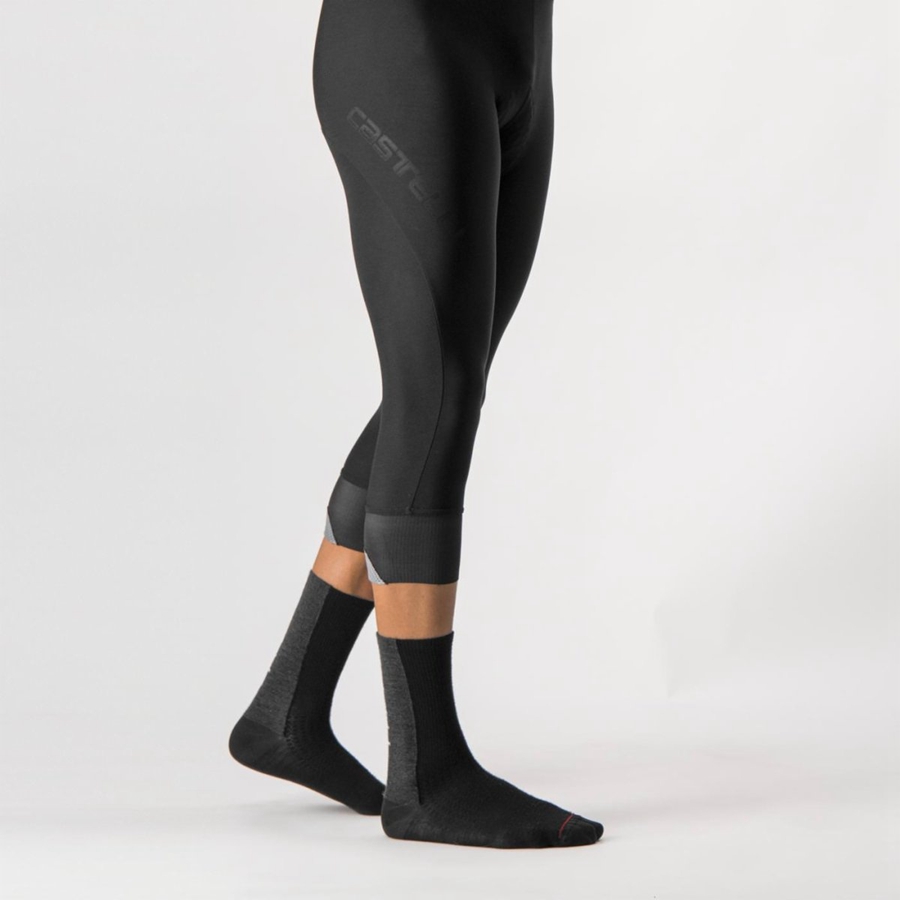 Black Men Castelli TUTTO NANO BIB KNICKER Leggings | LDBA-60175