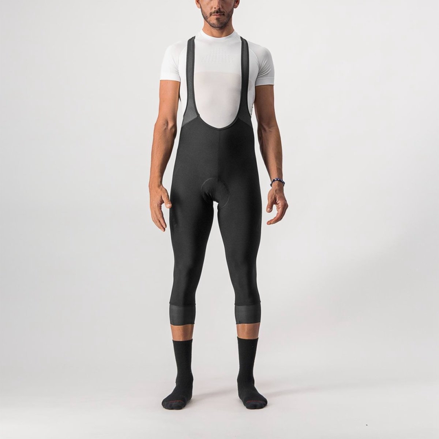 Black Men Castelli TUTTO NANO BIB KNICKER Leggings | LDBA-60175