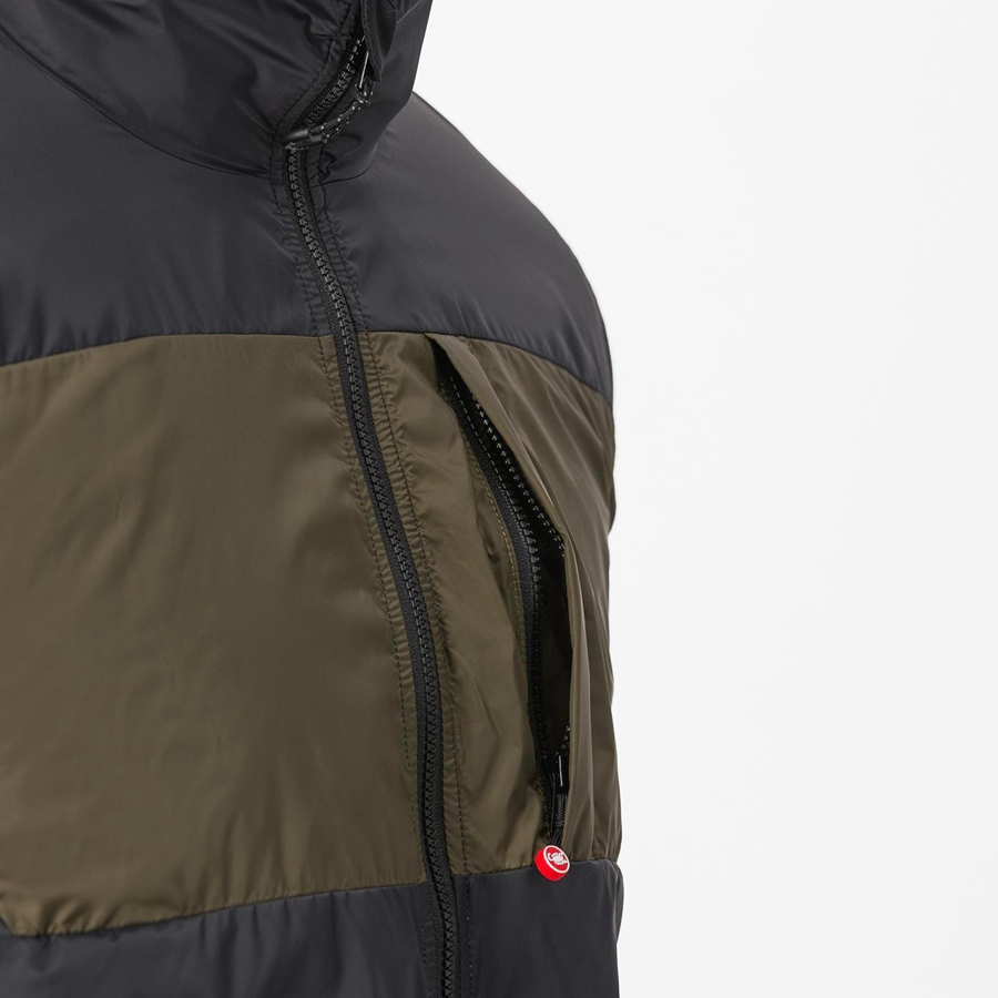 Black Men Castelli UNLIMITED PUFFY Jackets | BULE-02857