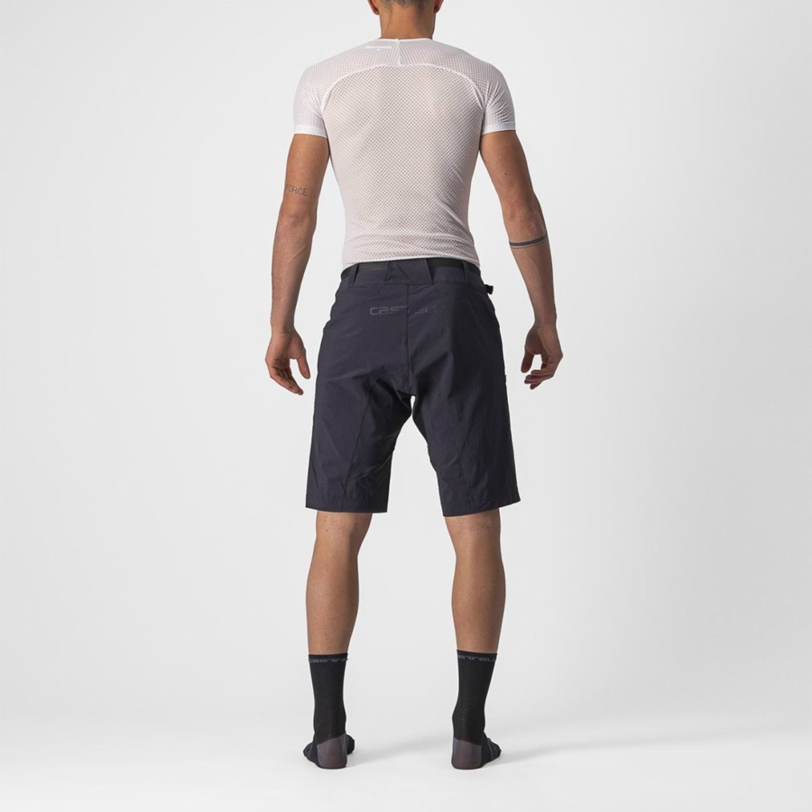 Black Men Castelli UNLIMITED TRAILGY Shorts | EMVZ-10435