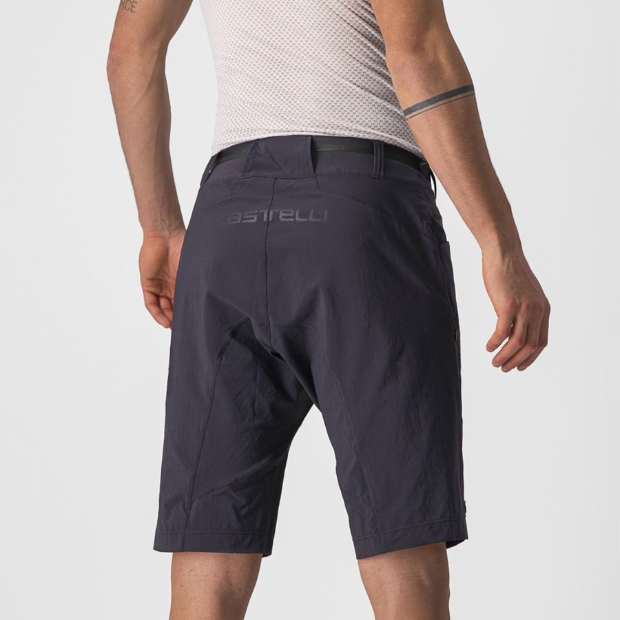 Black Men Castelli UNLIMITED TRAILGY Shorts | EMVZ-10435