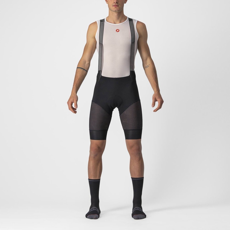 Black Men Castelli UNLIMITED ULTIMATE LINER Shorts | FLRN-96534