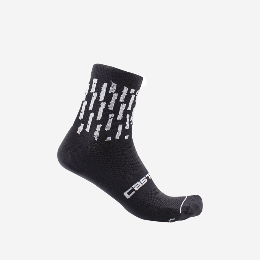 Black Women Castelli AERO PRO W 9 CM Socks | LIJP-49168