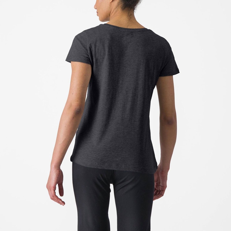 Black Women Castelli CASTELLI CLASSICO W TEE Casual | MHCO-91065