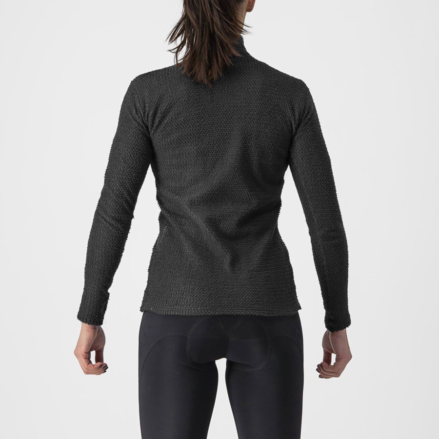 Black Women Castelli COLD DAYS W 2nd LAYER Base Layer | HQVY-45297