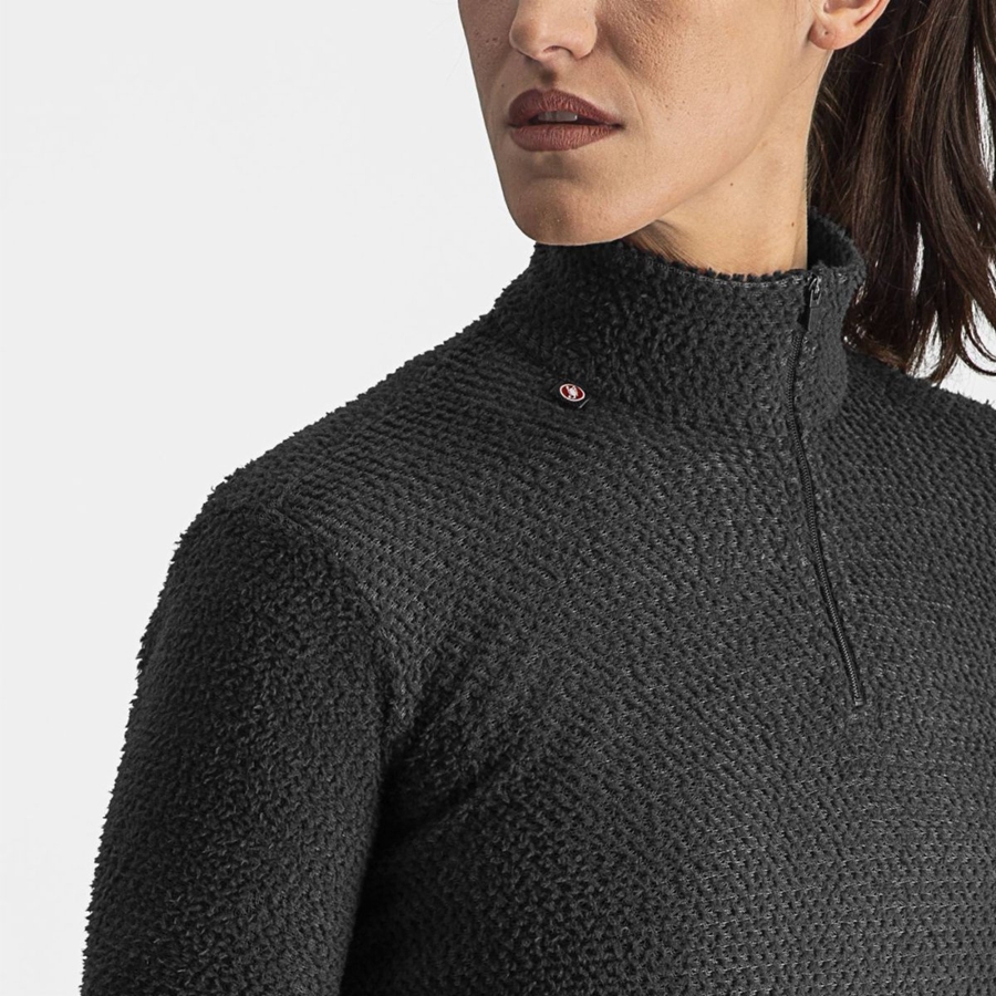 Black Women Castelli COLD DAYS W 2nd LAYER Base Layer | HQVY-45297