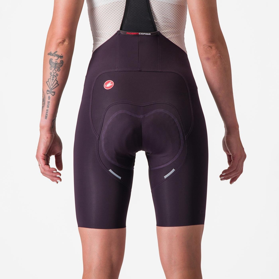 Black Women Castelli FREE AERO RC W Bib Shorts | RFKD-67938