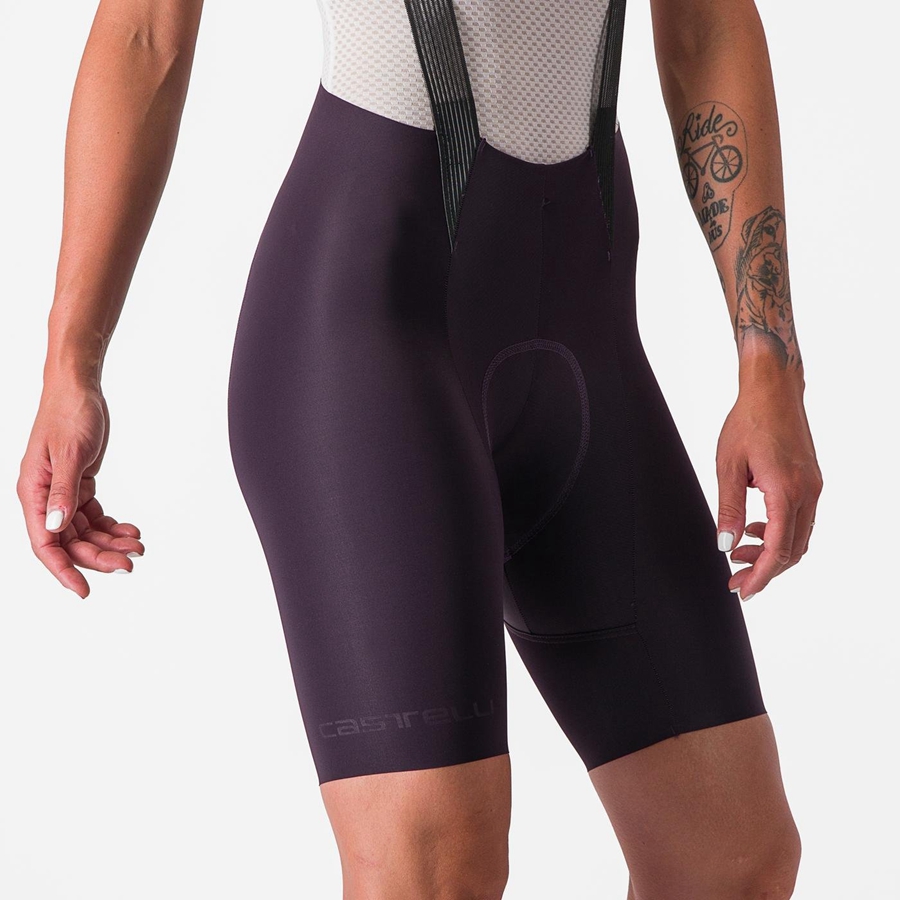 Black Women Castelli FREE AERO RC W Bib Shorts | RFKD-67938