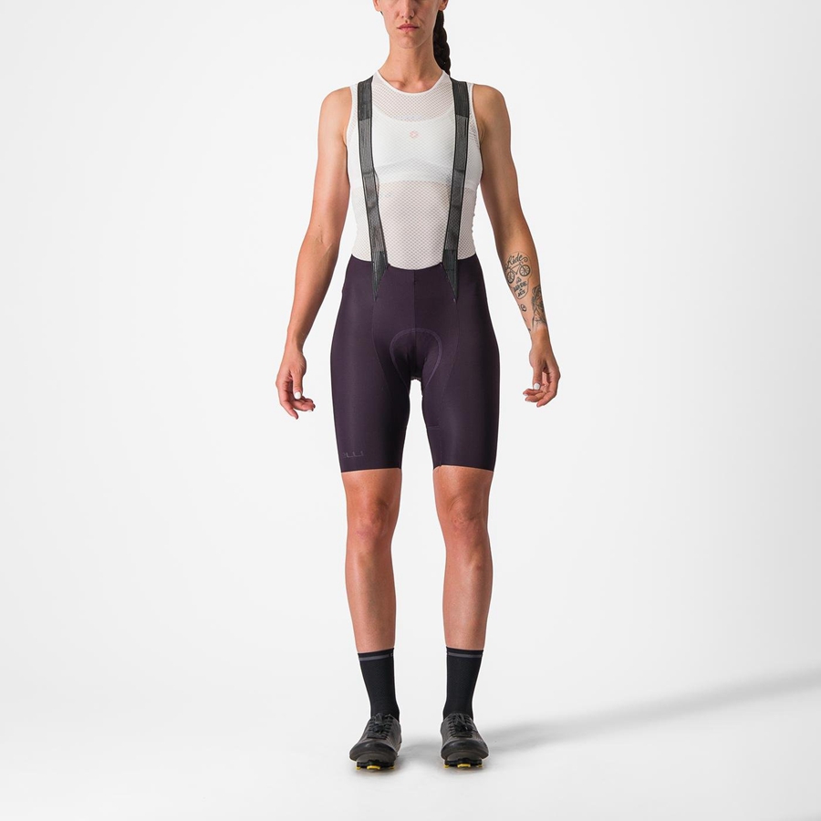 Black Women Castelli FREE AERO RC W Bib Shorts | RFKD-67938