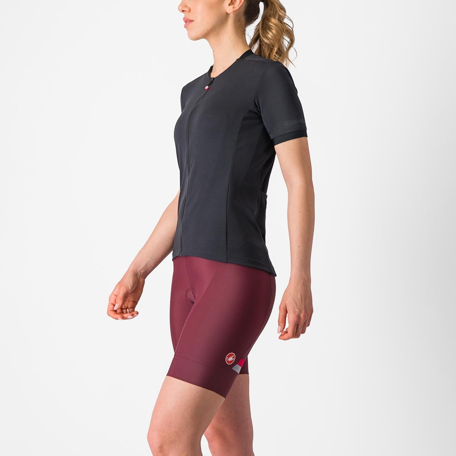 Black Women Castelli LIBERA Jersey | LEVY-09738