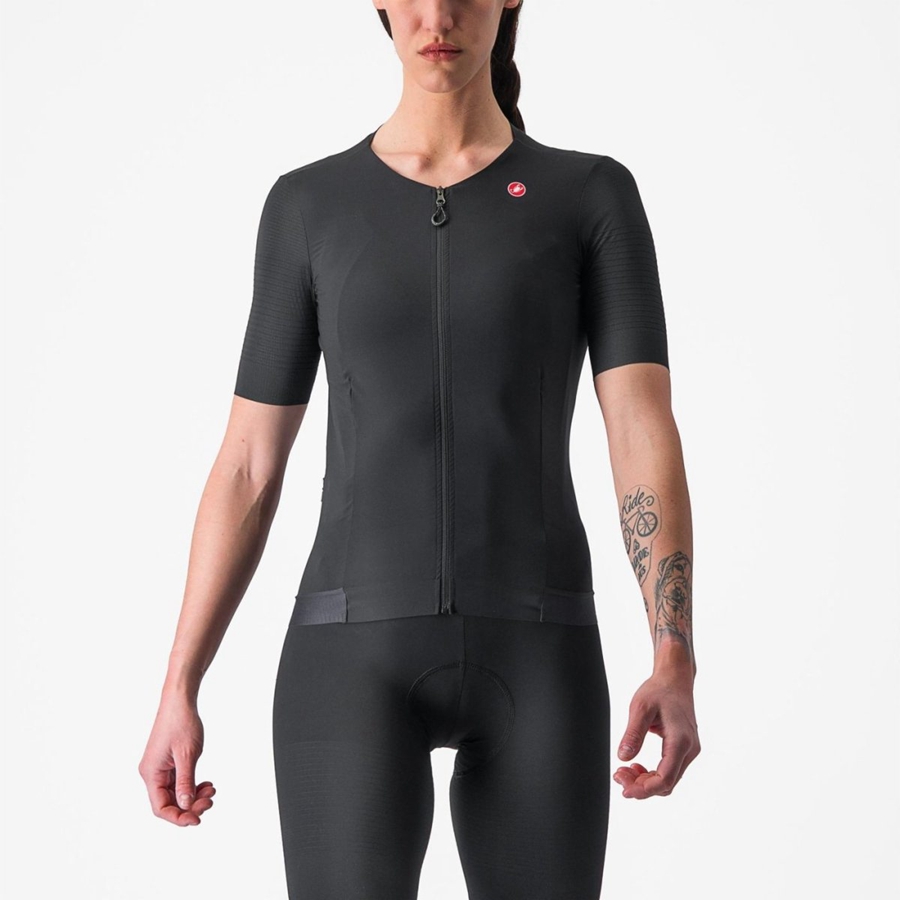 Black Women Castelli PREMIO W Jersey | LHKU-18325