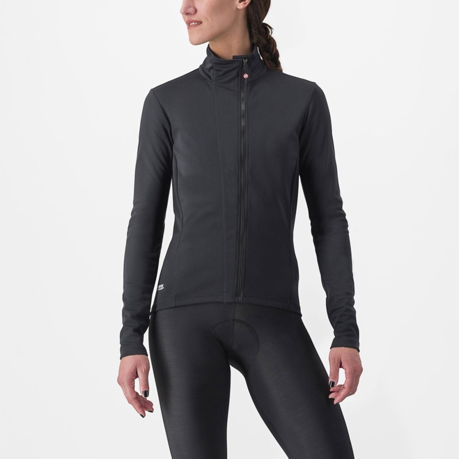 Black Women Castelli TRANSITION 2 W Jackets | DIWY-47092