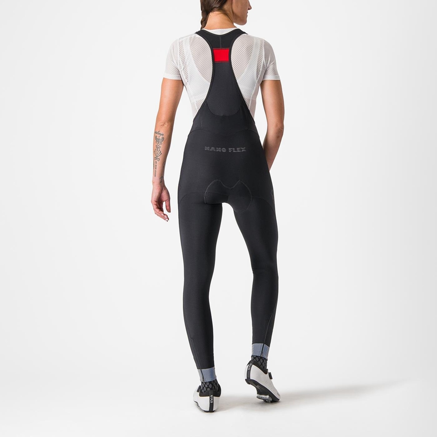 Black Women Castelli TUTTO NANO W Bib Tights | ROYW-40597