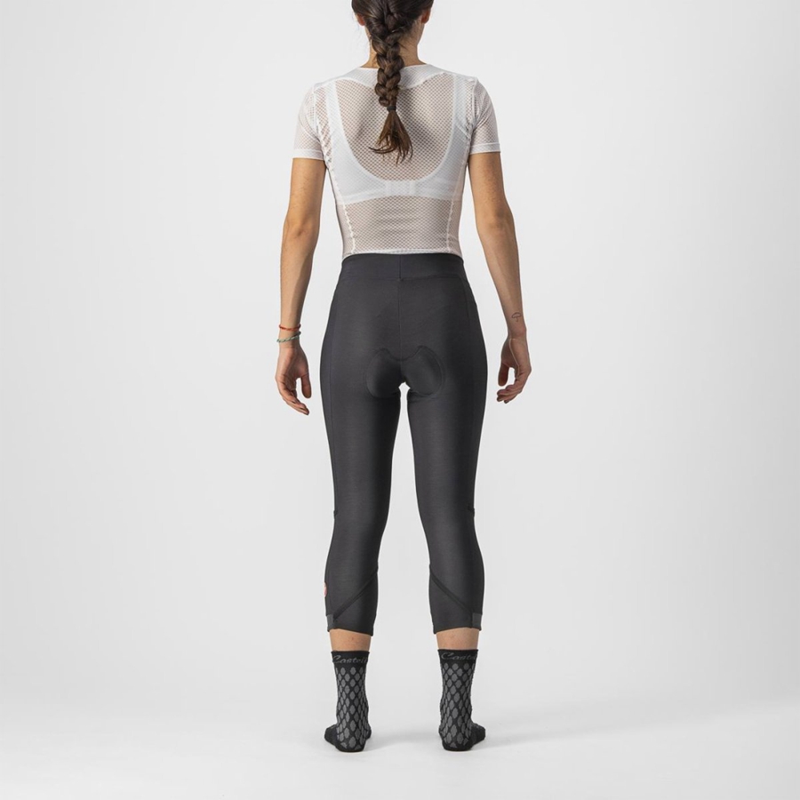 Black / Black Women Castelli VELOCISSIMA THERMAL KNICKER Leggings | XHMG-71458