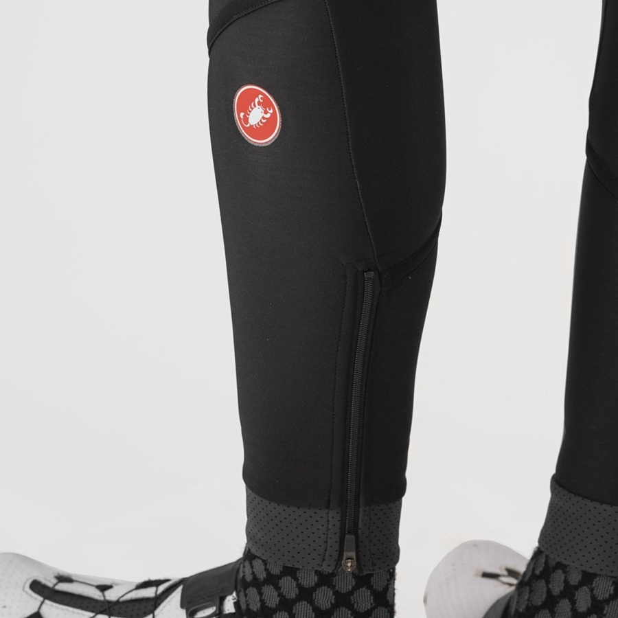 Black / Black Women Castelli VELOCISSIMA DT Bib Tights | UVOZ-42913