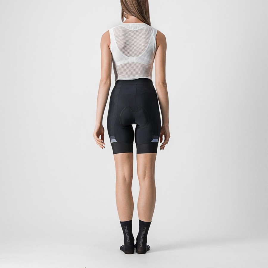 Black / Dark Grey Women Castelli PRIMA Shorts | NGXV-14806