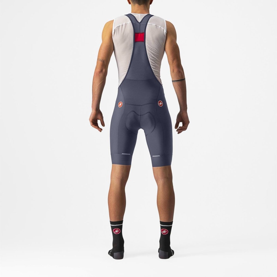 Blue Men Castelli COMPETIZIONE Bib Shorts | EJLZ-95873