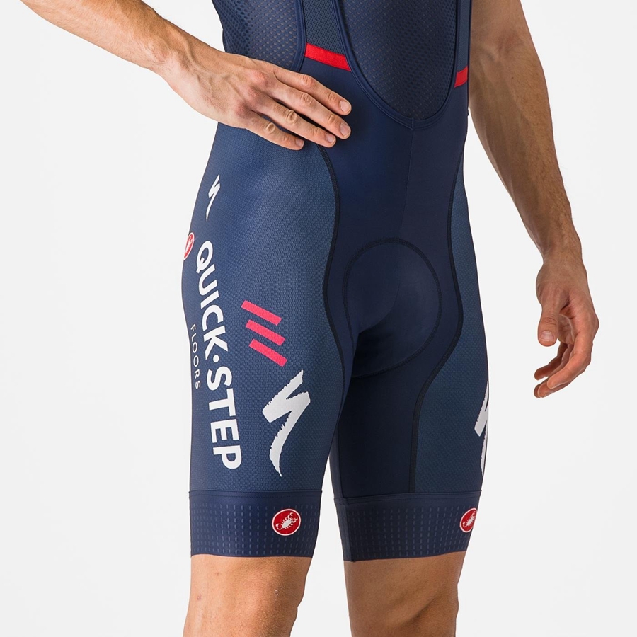 Blue Men Castelli COMPETIZIONE Bib Shorts | THGA-32946