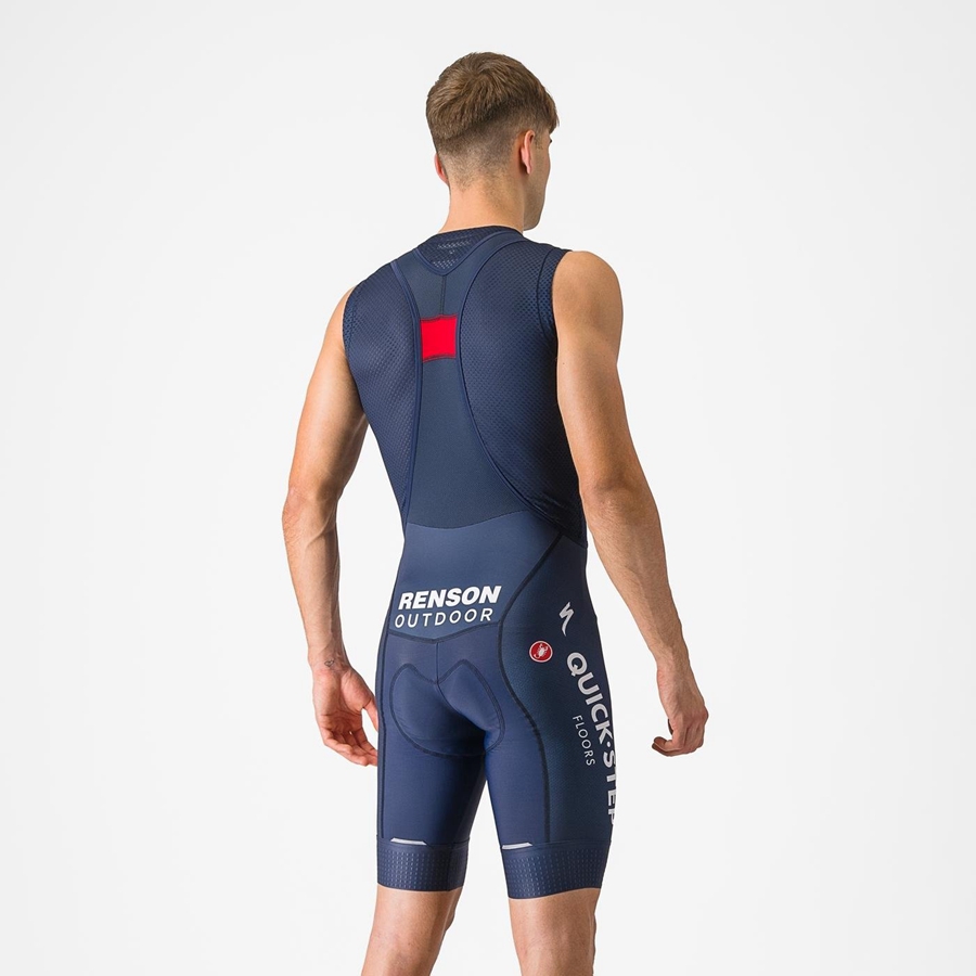 Blue Men Castelli COMPETIZIONE Bib Shorts | THGA-32946