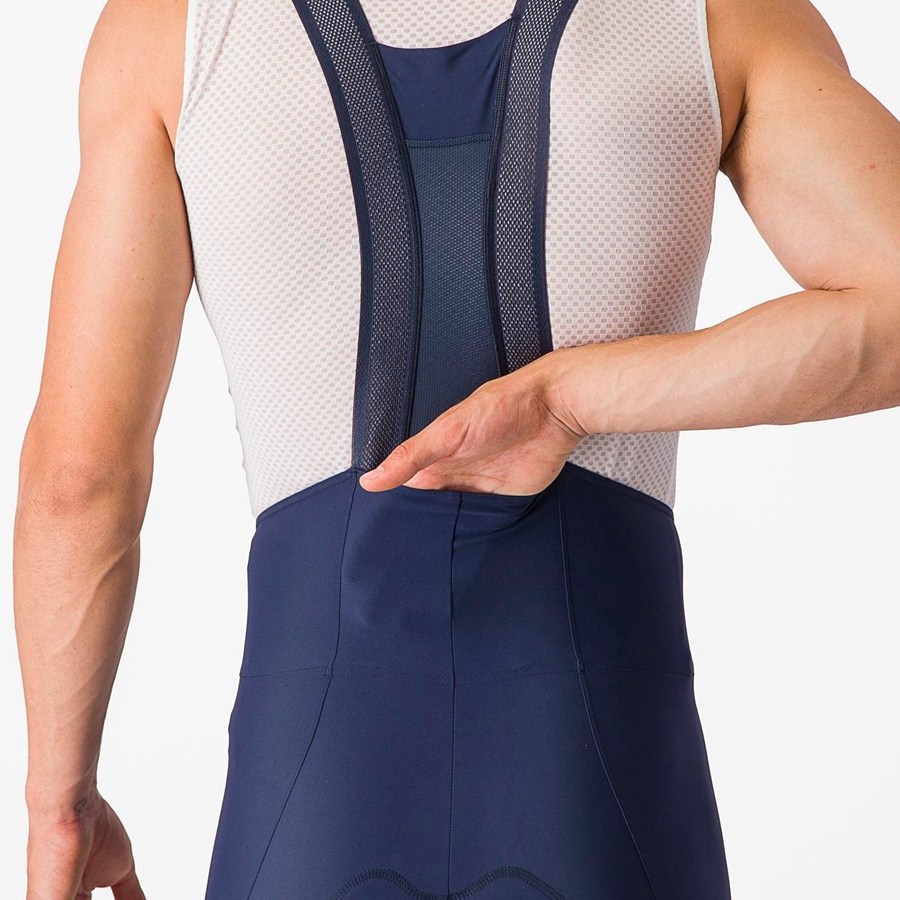 Blue Men Castelli ESPRESSO Bib Shorts | ENYZ-03896