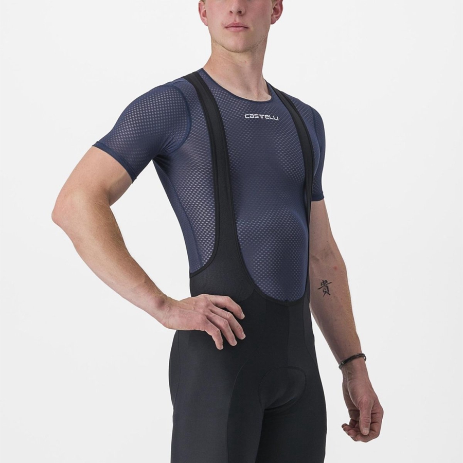 Blue Men Castelli PRO MESH 2.0 SHORT SLEEVE Base Layer | TDUX-73124