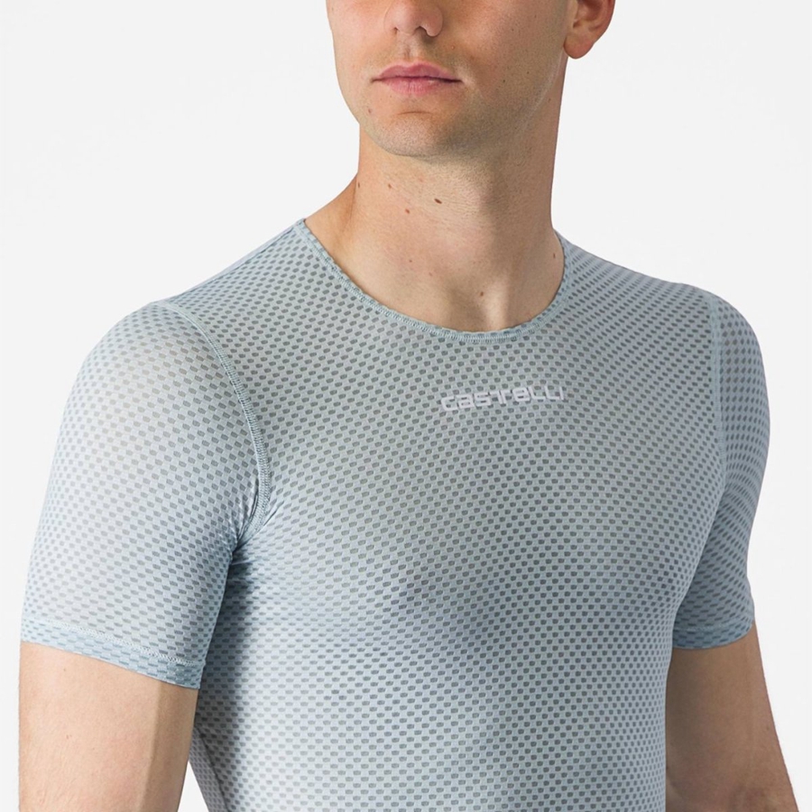 Blue Men Castelli PRO MESH 2.0 SHORT SLEEVE Base Layer | USCM-81374