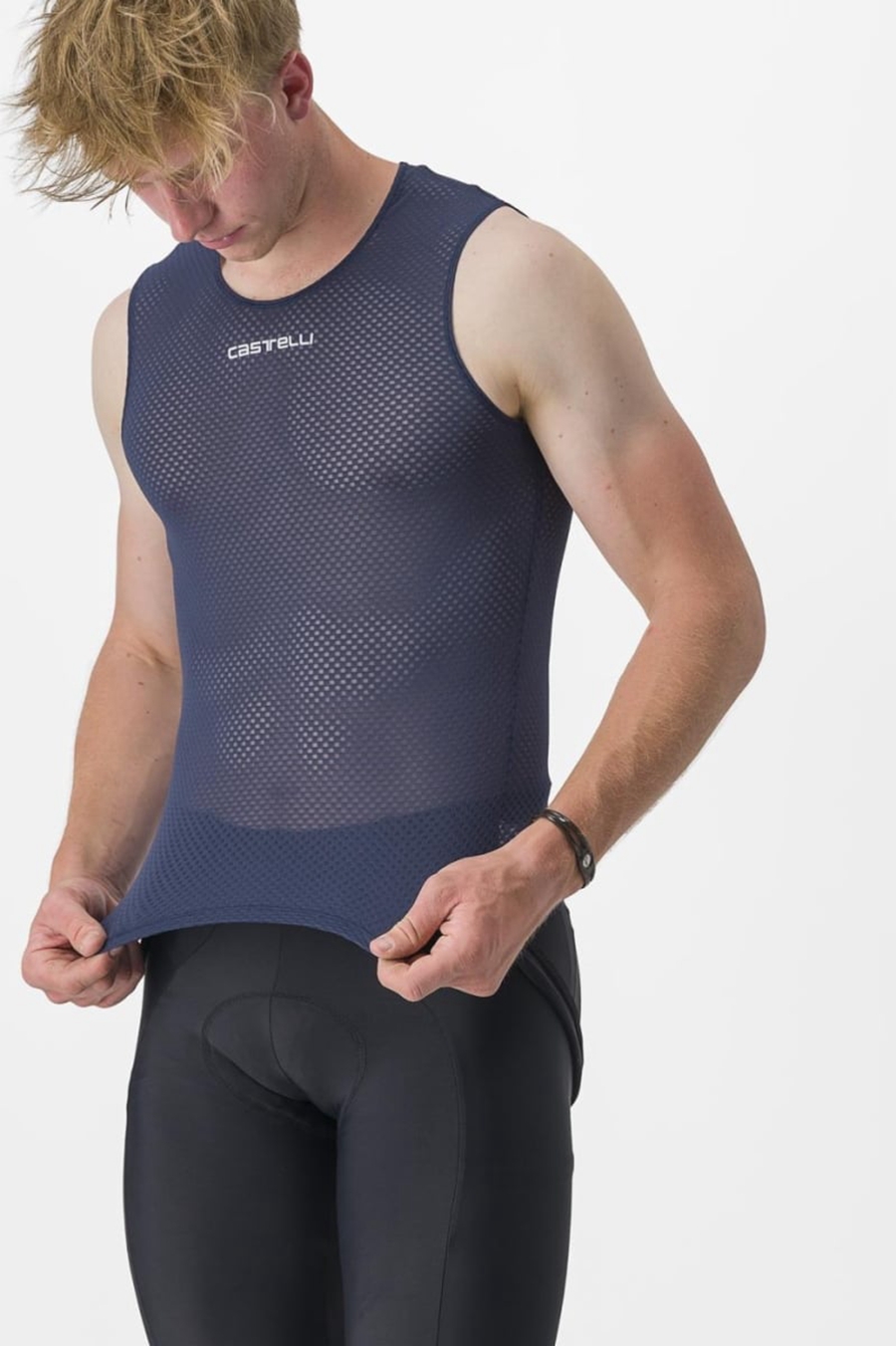 Blue Men Castelli PRO MESH 2.0 SLEEVELESS Base Layer | ZHIR-81692