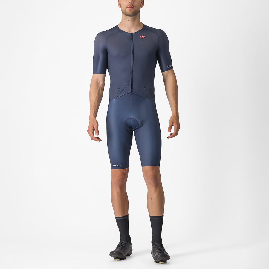 Blue Men Castelli SANREMO BTW Speedsuits | MDQG-57260