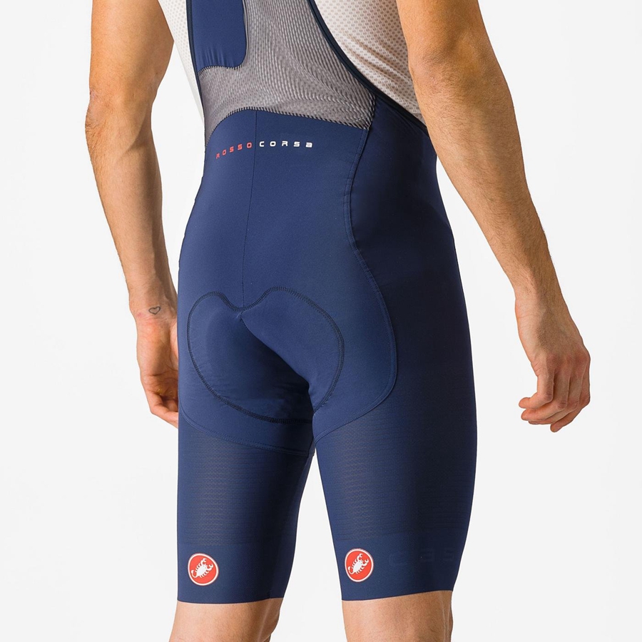 Blue Men Castelli SUPERLEGGERA Bib Shorts | KUBR-84130