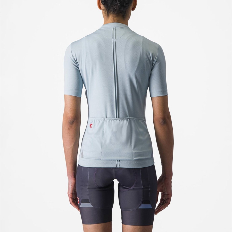 Blue Women Castelli ANIMA 4 Jersey | BVRC-07351