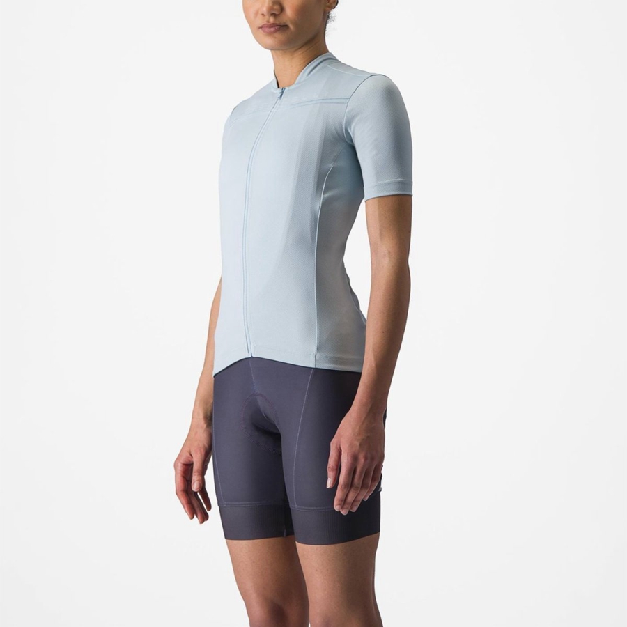 Blue Women Castelli ANIMA 4 Jersey | BVRC-07351