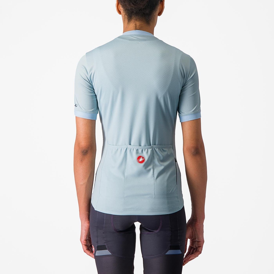 Blue Women Castelli LIBERA Jersey | COXT-67238