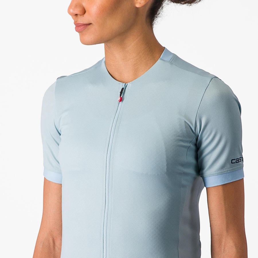 Blue Women Castelli LIBERA Jersey | COXT-67238