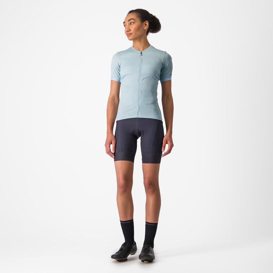 Blue Women Castelli LIBERA Jersey | COXT-67238