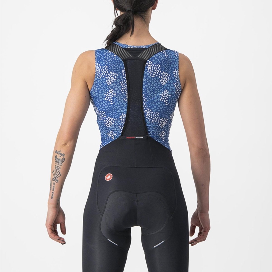 Blue Women Castelli PRO MESH 4 W SLEEVELESS Base Layer | HXMT-40986