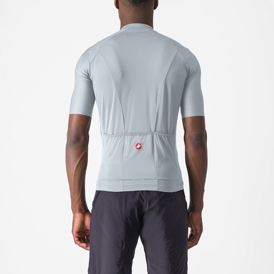 Blue / Grey Men Castelli UNLIMITED ENTRATA 2 Jersey | KPVY-50893