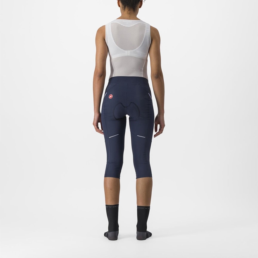 Blue / Purple White Women Castelli VELOCISSIMA 3 KNICKER Leggings | GUQS-98173