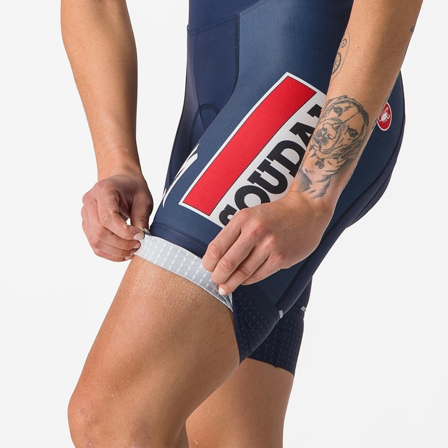 Blue / White Women Castelli COMPETIZIONE W Shorts | KUWB-30685