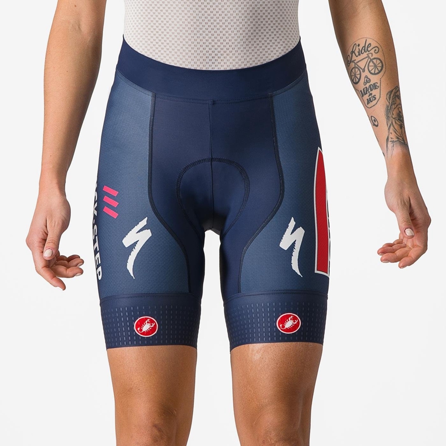 Blue / White Women Castelli COMPETIZIONE W Shorts | KUWB-30685