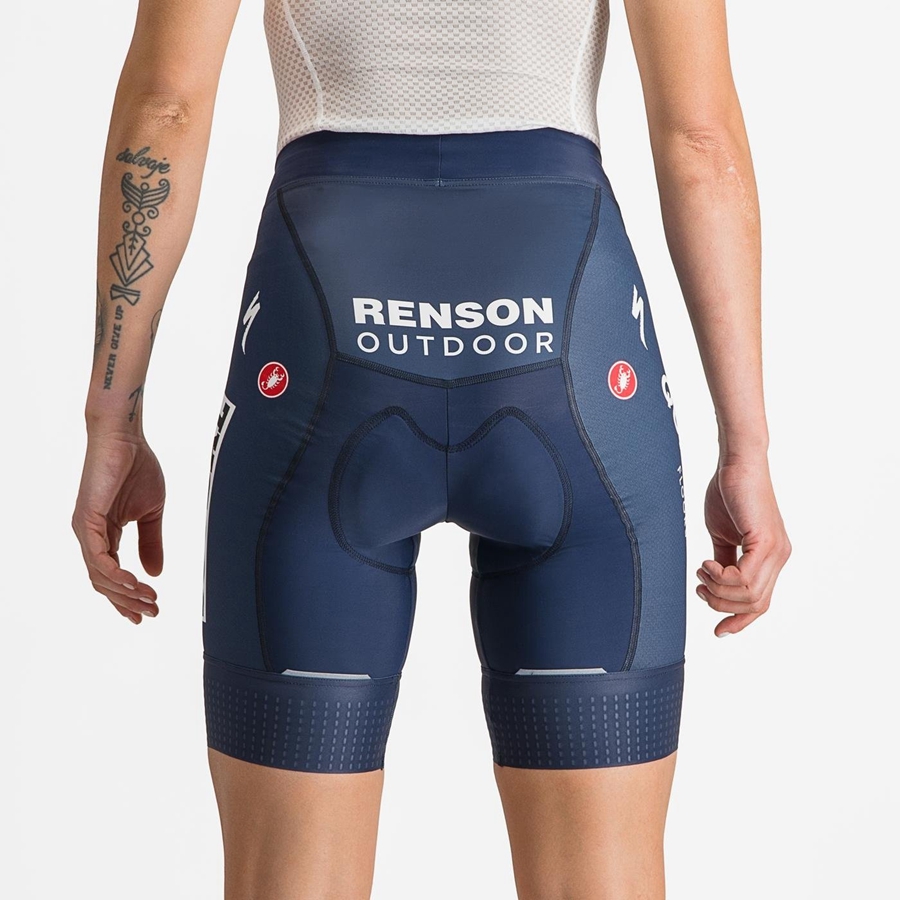 Blue / White Women Castelli COMPETIZIONE W Shorts | KUWB-30685