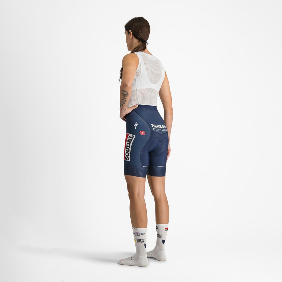 Blue / White Women Castelli COMPETIZIONE W Shorts | KUWB-30685