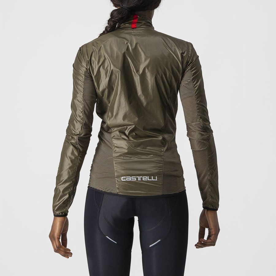 Brown Women Castelli ARIA SHELL W Protection | TPQR-14290