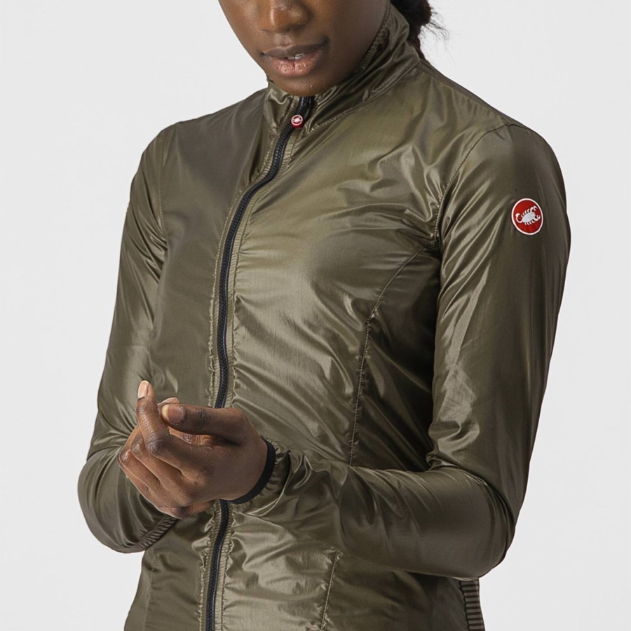 Brown Women Castelli ARIA SHELL W Protection | TPQR-14290