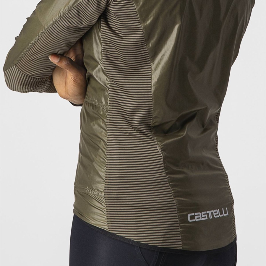 Brown Women Castelli ARIA SHELL W Protection | TPQR-14290