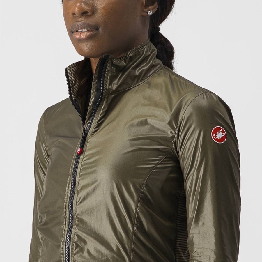 Brown Women Castelli ARIA SHELL W Protection | TPQR-14290