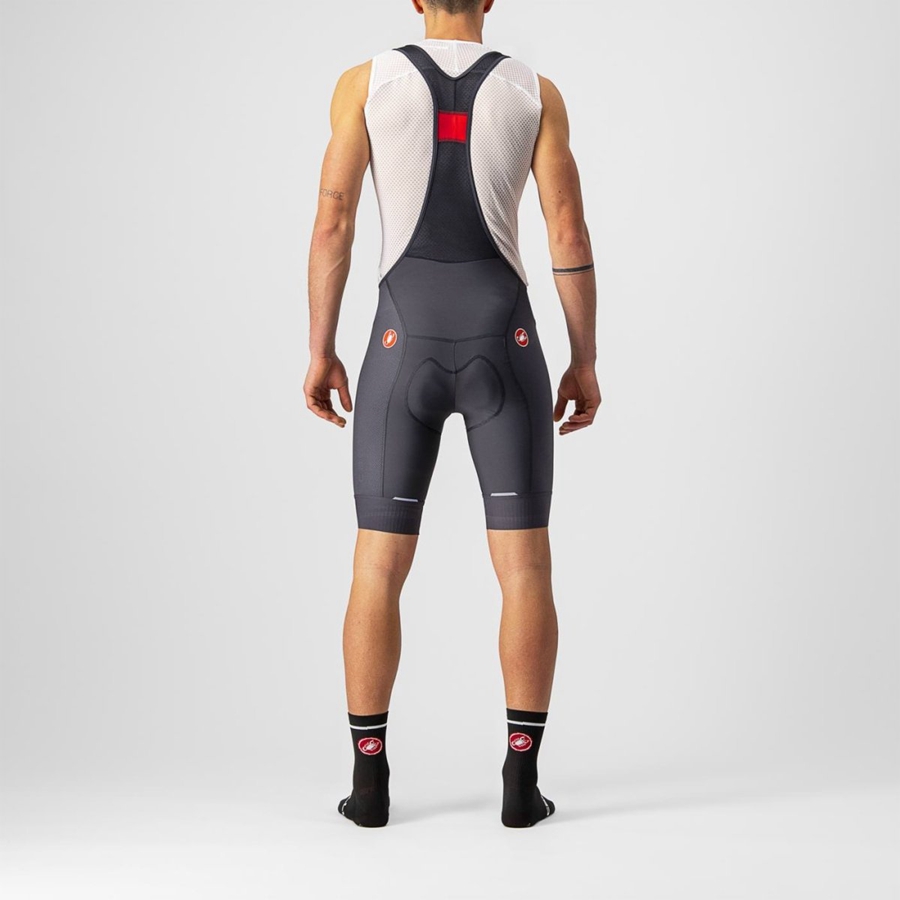 Dark Grey Men Castelli COMPETIZIONE Bib Shorts | WUKC-79218