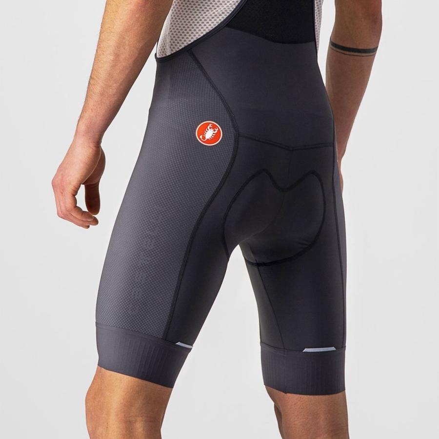 Dark Grey Men Castelli COMPETIZIONE Bib Shorts | WUKC-79218