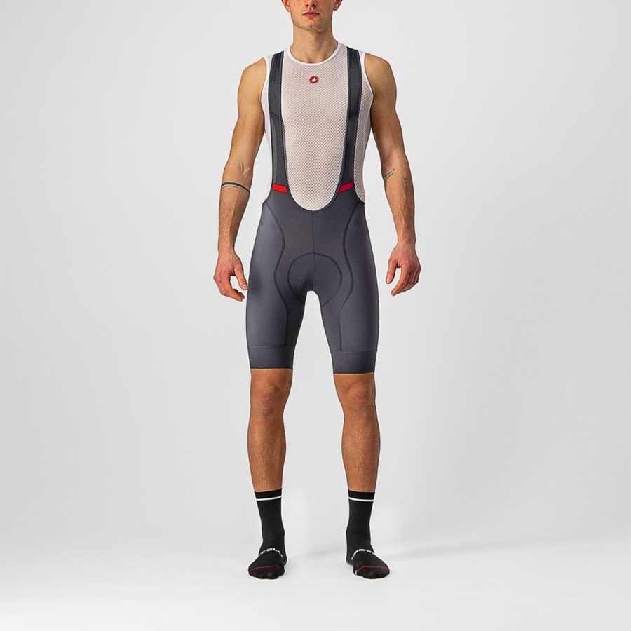 Dark Grey Men Castelli COMPETIZIONE Bib Shorts | WUKC-79218