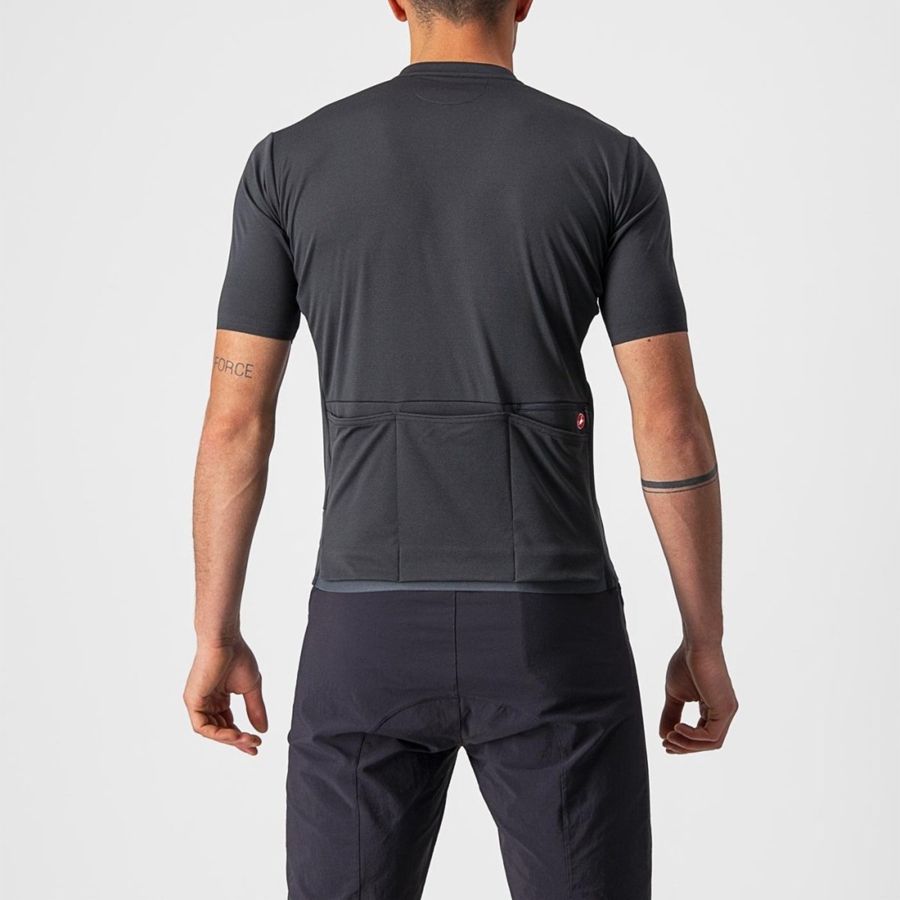 Dark Grey Men Castelli UNLIMITED ALLROAD Jersey | SZWD-49185