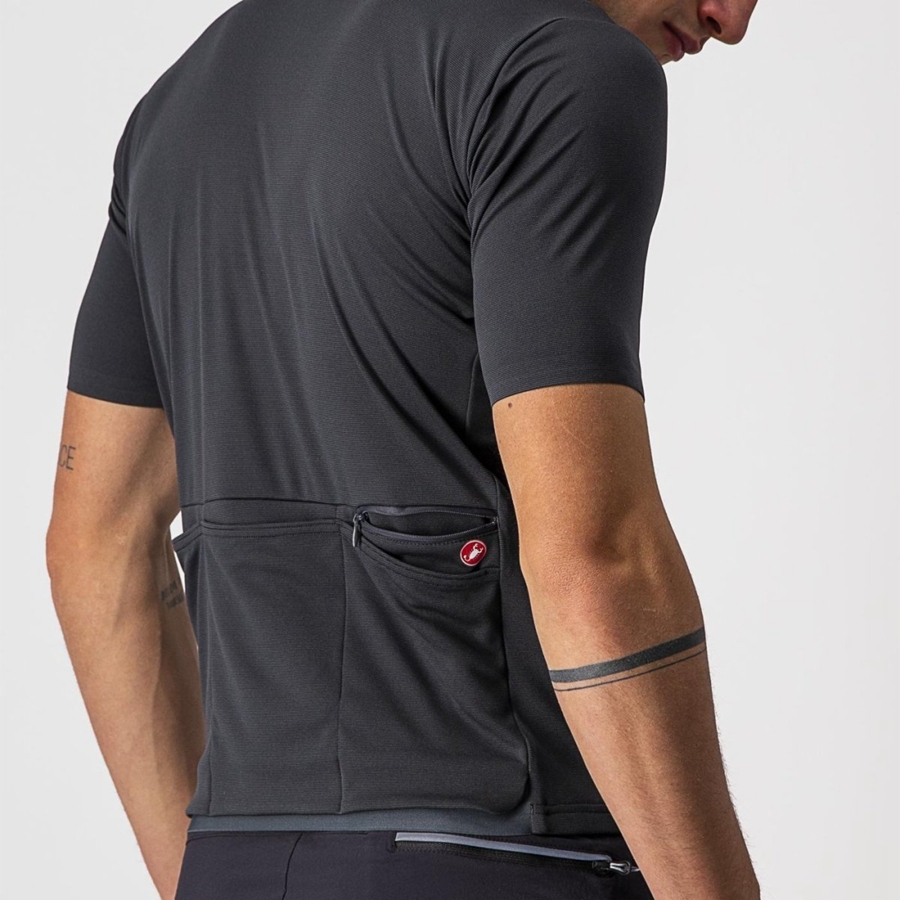 Dark Grey Men Castelli UNLIMITED ALLROAD Jersey | SZWD-49185